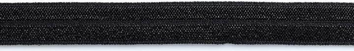 Image du produit Prym Elastique pour boutonnière avec 3 boutons doubles de linge, noir 12 mm, carte 3 m, bouton 12 mm