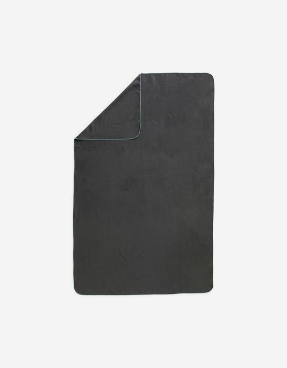 Nabaiji Serviette microfibre ultra compacte taille XL 110 x 175 cm - noir (110 x 175 cm)