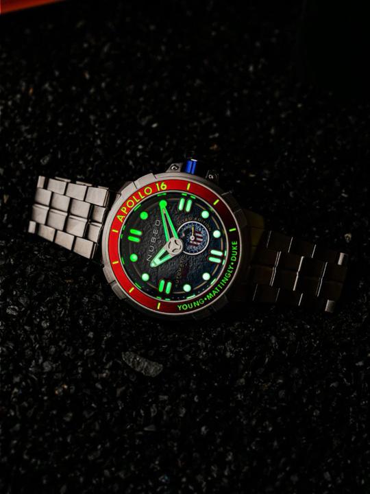 Actual product image Nubeo NB-6093-33 Apollo 55th (Rotating bezel left)