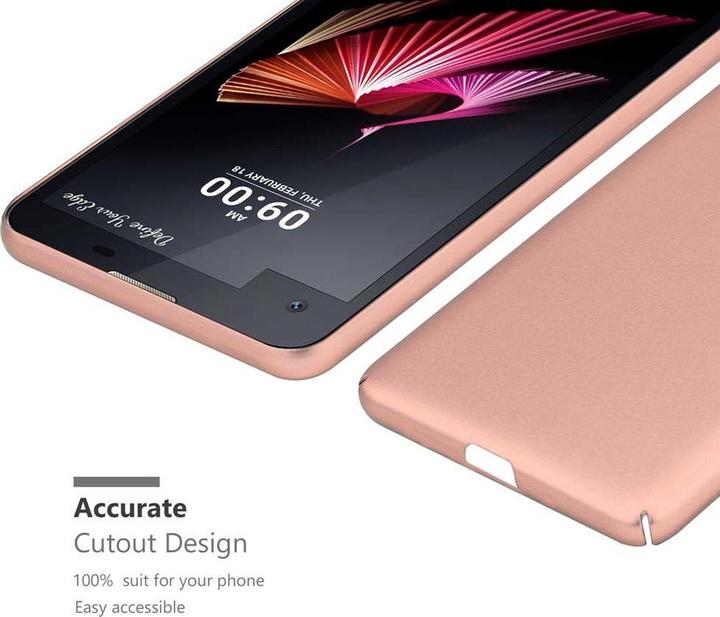 Produktbild Cadorabo Hard Cover Matt Metall Cover (LG X Screen)