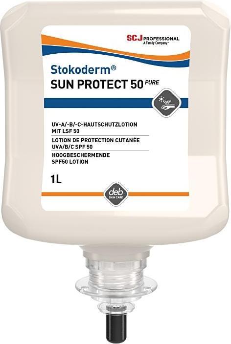 Stoko UV-Hautschutzcreme derm Sun Protect 50 PURE (Sonnencreme, SPF 50, 1000 ml, 1060 g)