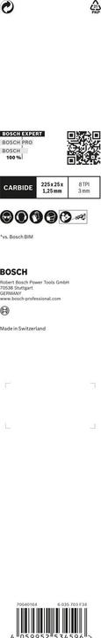 Produktbild Bosch Professional Zubehör EXPERT ‘Thick Tough Metal’ S 1155 CHC Säbelsägeblatt, 3 Stück
