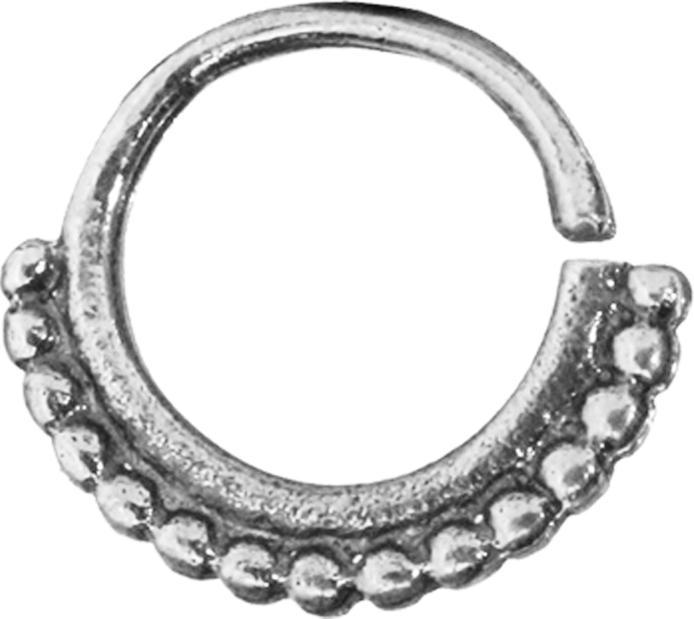 Immagine prodotto Star Piercing Micro Piercing Ring silber Rand mit Kugeln (senza ottone, Argento 925)