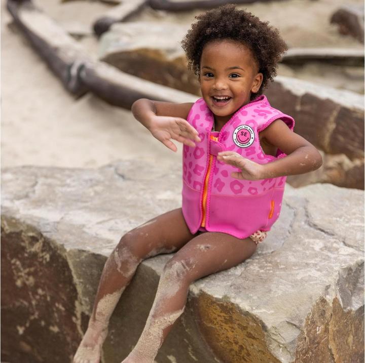 Image du produit Swim Essentials Gilet de sauvetage 4-6 ans Leopard Pink (Taille unique, 18-30 kg)
