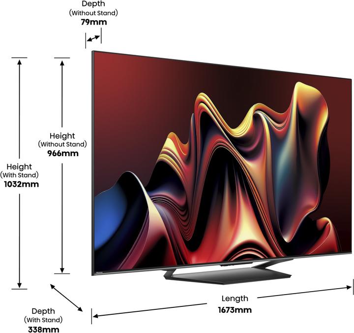 Immagine prodotto Hisense TV 75U7NQ (75", U7N, Mini-LED, 4K, 2024)