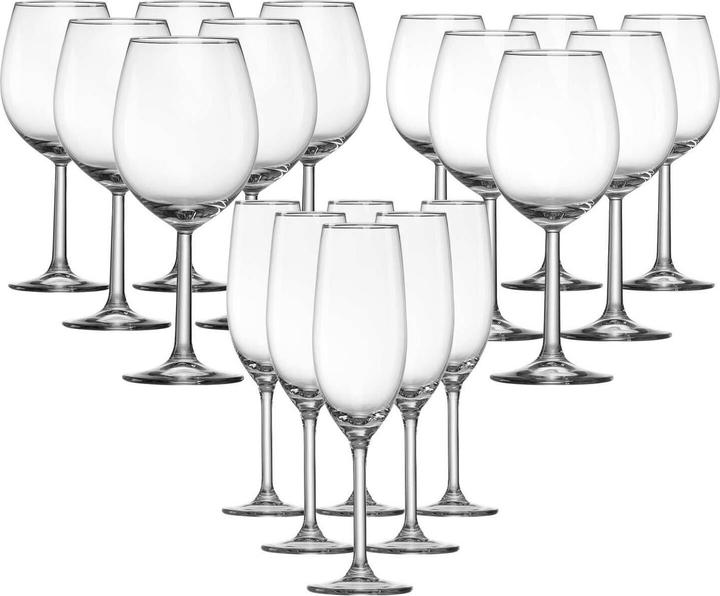 Ritzenhoff & Breker Vio Wein- / Sektgläser-Set (18 Gläser, Weingläser Set, Sektgläser)