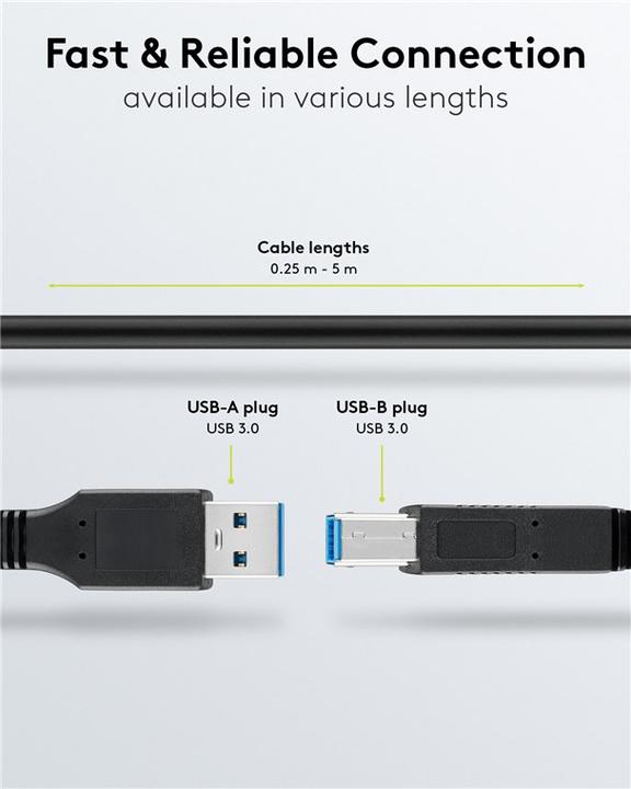 Produktbild Goobay USB-Kabel (5 m, USB 3.2 Gen 1)