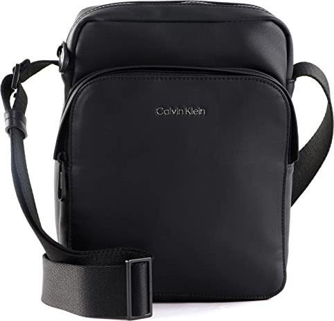 Immagine prodotto Calvin Klein Borsa a tracolla da uomo Ck Must Pique Reporter S W/Pckt Small, Nero (Ck Black), Unità (51% poliestere, 49% poliuretano)