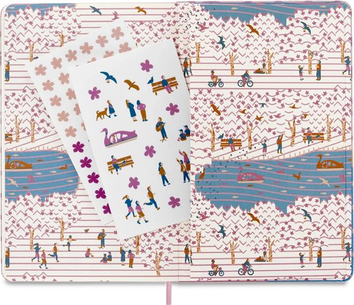 Image du produit Moleskine Sakura (13 x 21 cm, À rayures, Couverture rigide)