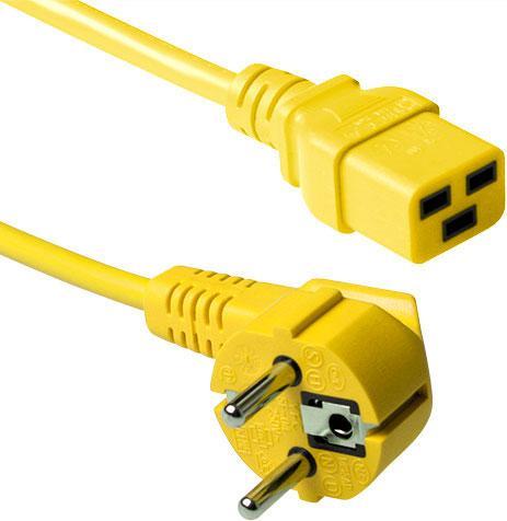 Actual product image Powercord mains connector CEE7/7 male (angled) (0.60 m, CEE 7/7)