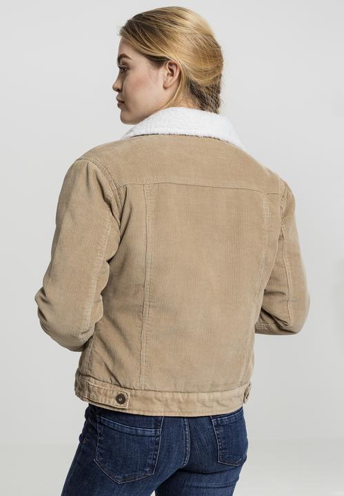 Actual product image Urban Classics Ladies Sherpa Corduroy Jacket (L)