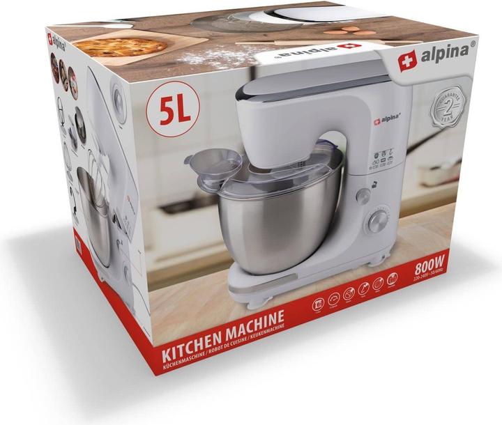 Produktbild alpina Kitchen machine 5L white (800 W)