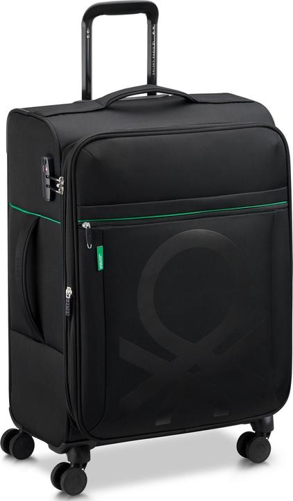 Immagine prodotto Delsey Paris x United Colors of Benetton Color Block Trolley da cabina a 4 ruote S 55 cm con piega elastica (77 l, Bagaglio a mano (fino a 50 litri))