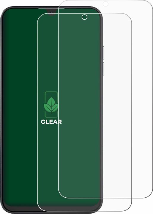 Actual product image ScreenLeaf Screen Protector sustainable Screen Protection, clear, anti-scratch (2 Piece, Xiaomi Redmi Note 15)