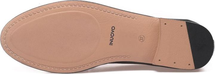 Immagine prodotto Inuovo Questa scarpa slip-on alla moda è realizzata in pelle di alta qualità e con una catena decorativa (41)
