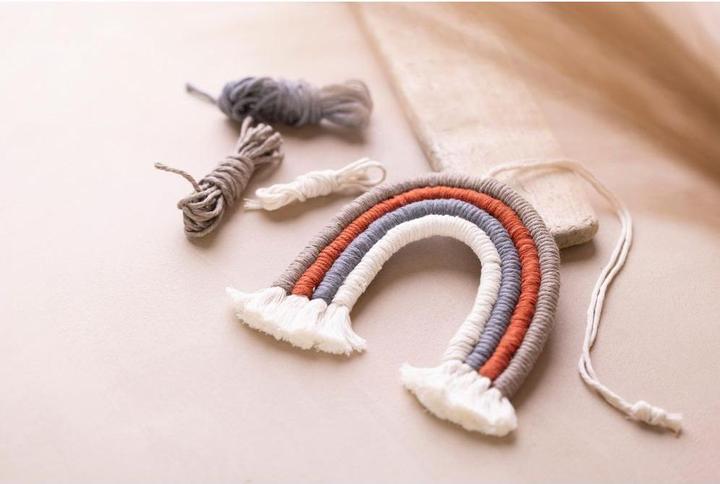 Produktbild Creativ Company Mini Macramé Regenbogen