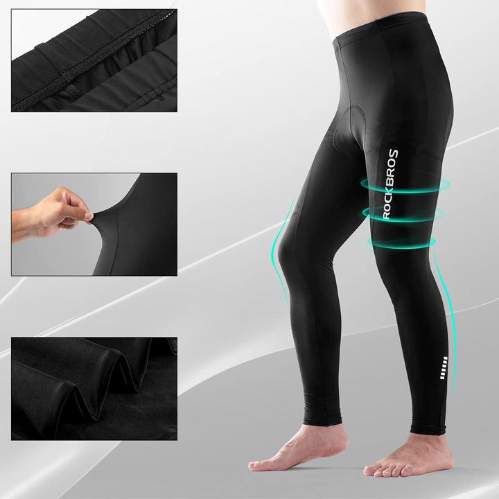 Image du produit Rockbros RK2004XL pantalon cycliste respirant avec insert XL - noir (XL)