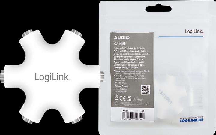 Actual product image LogiLink Audio Splitter (Jack adapter)