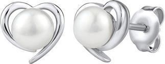 Silvego Alis Silver Heart Earrings with Brilliance Zirconia JST17130