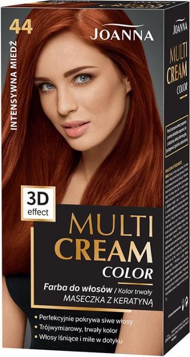 Joanna Multi Cream Color Hair Dye 44 Intense Copper (44 Intensives Kupfer)