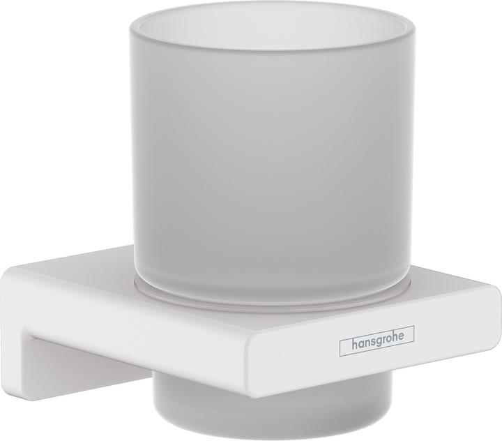 hansgrohe HG glass holder AddStoris wall mounting matt white