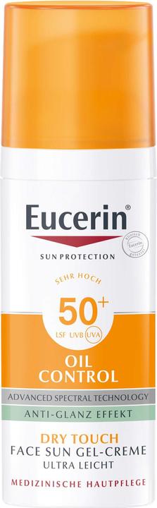 Productafbeelding Eucerin Zonnebrandcrème (Zonnecrème gezicht, SPF 50+, 50 ml, 150 g)