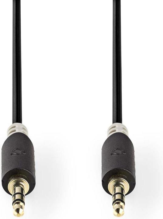 Produktbild Nedis Audiokabel Stereo Klinkenstecker 3.5 mm (0.50 m, 3.5mm Klinke (AUX))