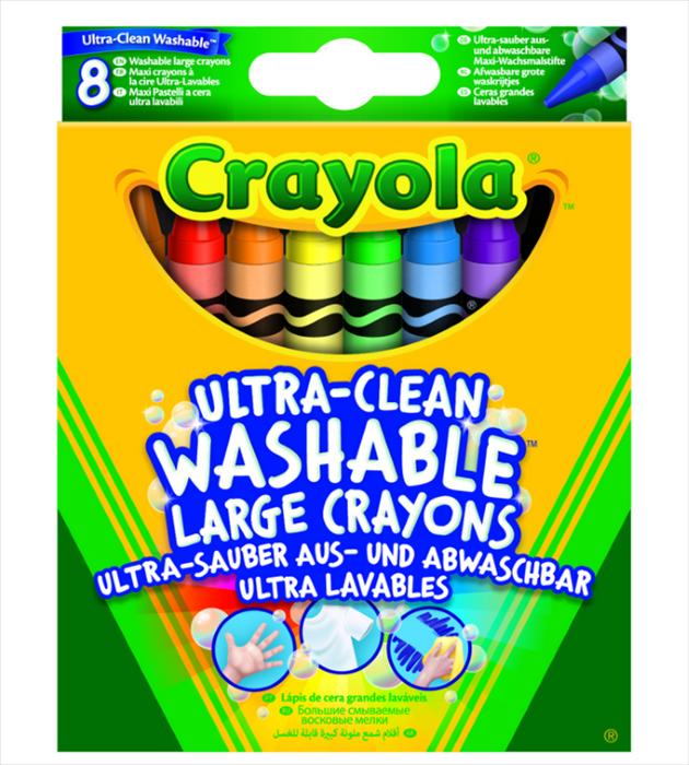 Immagine prodotto Crayola 8 pastelli a cera Ultra-Clean (Multicolore, 8 x)
