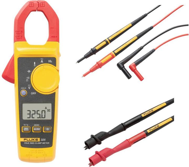 Produktbild Fluke FLK-325/TL175/AC175 Stromzange, Hand-Multimeter digital CAT III 600 V, CAT IV 300V Anzeige (C (CAT III 600V, CAT IV 300V)