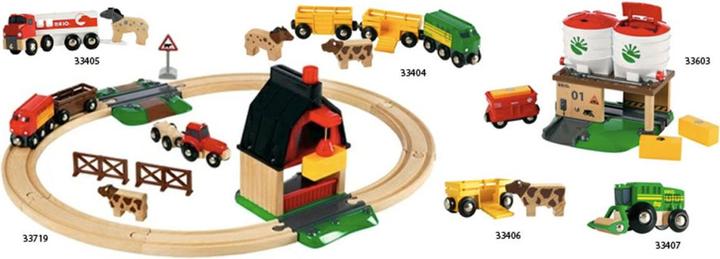 Actual product image Brio Train Farm Set
