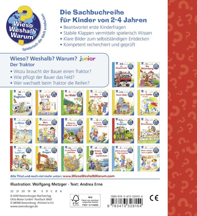 Produktbild Ravensburger Der Traktor (Deutsch, Andrea Erne, Wolfgang Metzger, 2012)