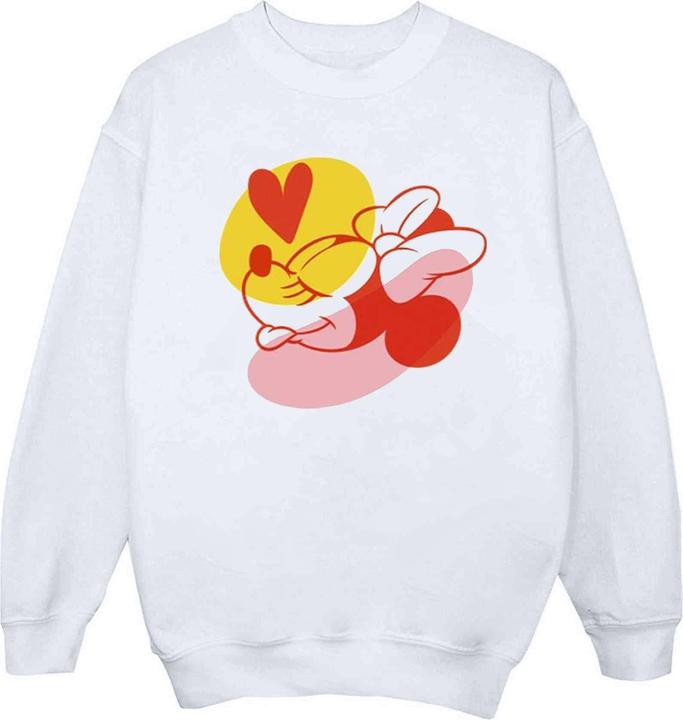 Disney Minnie Mouse Tongue Heart Sweatshirt (M)