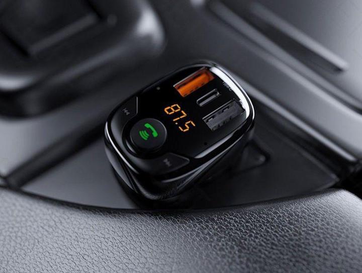 Actual product image Rock – B301FM Bluetooth Auto-Ladegerät mit FM-Transmitter, Schwarz