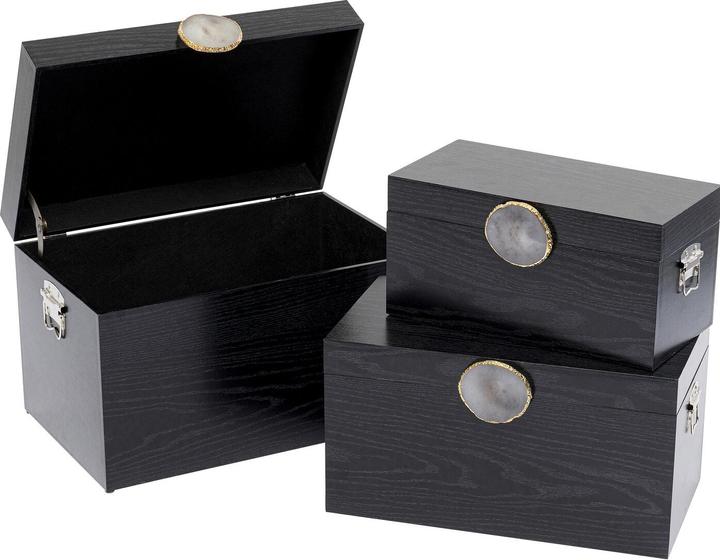 Image du produit Kare Design Box Nifty Schwarz (3/Set)