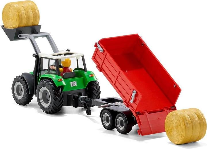 Produktbild Playmobil Grosser Traktor mit Anhänger (6130)