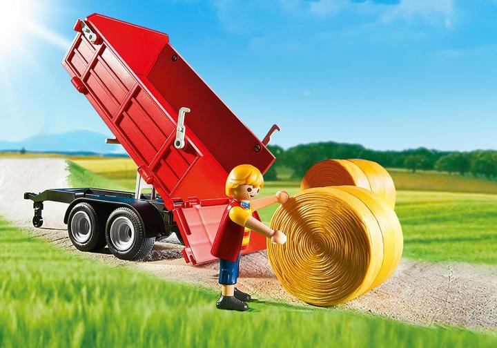 Produktbild Playmobil Grosser Traktor mit Anhänger (6130)