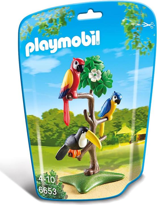 Image du produit Playmobil Perroquets et toucan dans un arbre (6653, Playmobil Wild Life)