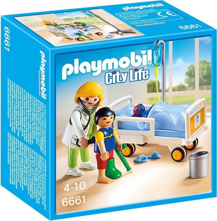 Produktbild Playmobil Ärztin am Kinderkrankenbett (6661)