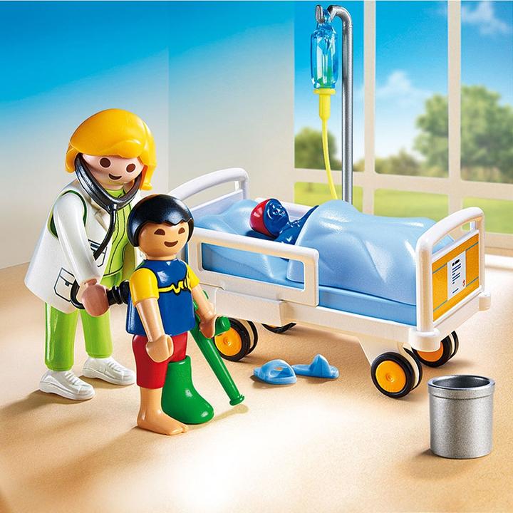 Produktbild Playmobil Ärztin am Kinderkrankenbett (6661)
