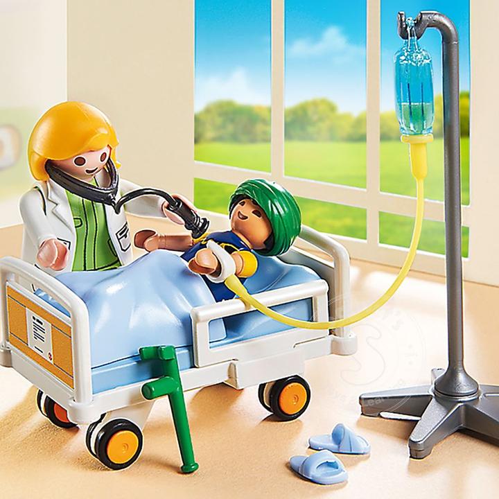 Produktbild Playmobil Ärztin am Kinderkrankenbett (6661)