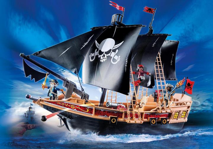 Image du produit Playmobil Bateau de combat pirate (6678)