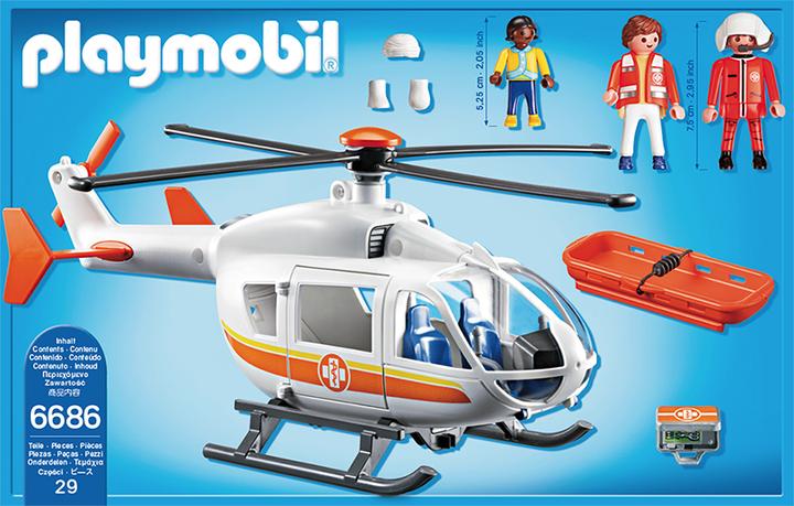 Produktbild Playmobil Rettungshelikopter (6686)