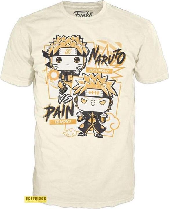 Actual product image Funko Naruto Boxed Tee T-Shirt Naruto v Pain Size M (M)