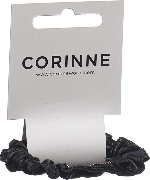 Corinne Hair tie vegan scrunchie narrow black
