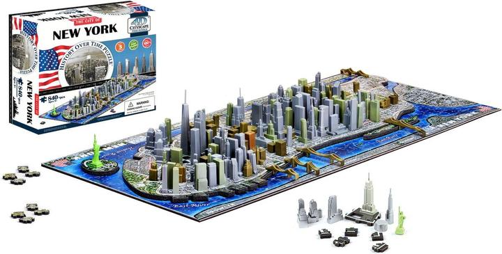 Actual product image 4D City New York, USA (840 pieces)