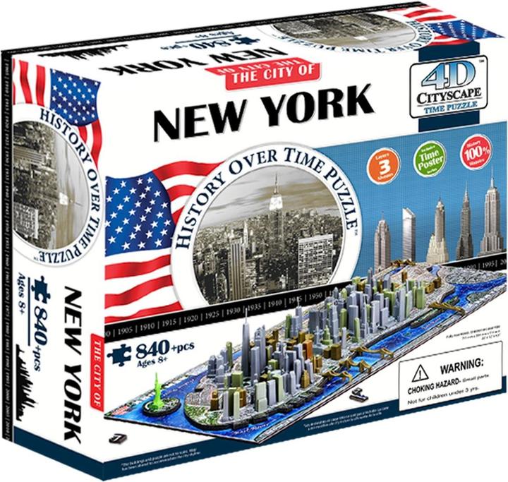Actual product image 4D City New York, USA (840 pieces)