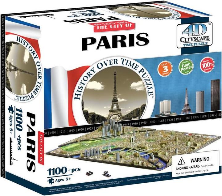 Image du produit 4D City Paris, France (1100 pièces)