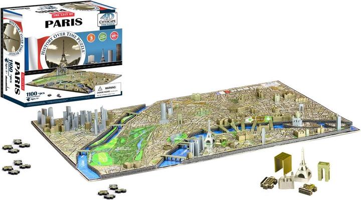 Image du produit 4D City Paris, France (1100 pièces)