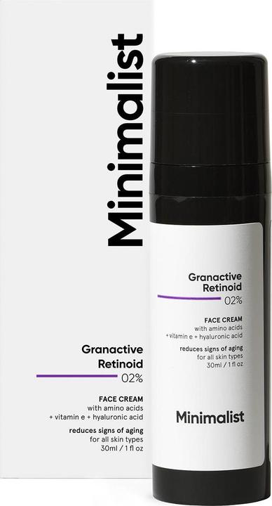 Actual product image Minimalist Granactive retinoid 02% (30 ml, 24h cream)