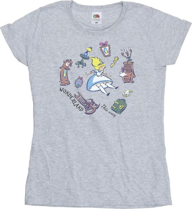 Disney Alice In Wonderland Falling TShirt (XL)